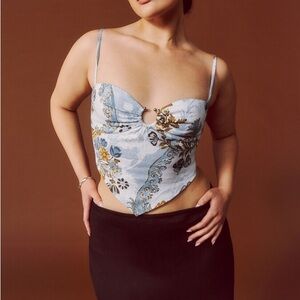 Reformation Sansa Linen Top